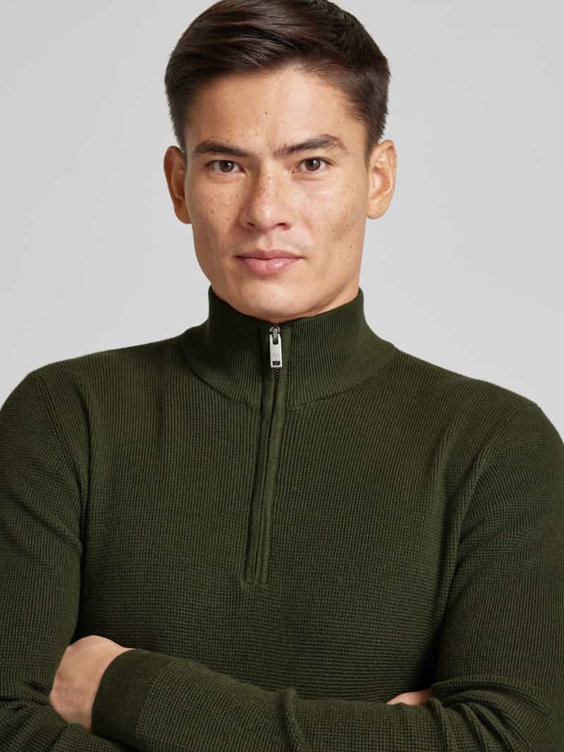 Matinique Gebreide pullover met schipperskraag model 'lagoon'