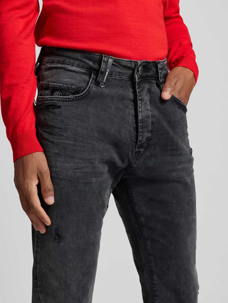 ELIAS RUMELIS Comfort fit mid rise jeans in 5-pocketmodel model 'Fredo'