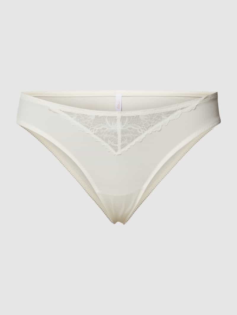 Slip met stretchgehalte en kanten afwerking model 'Luxurious'