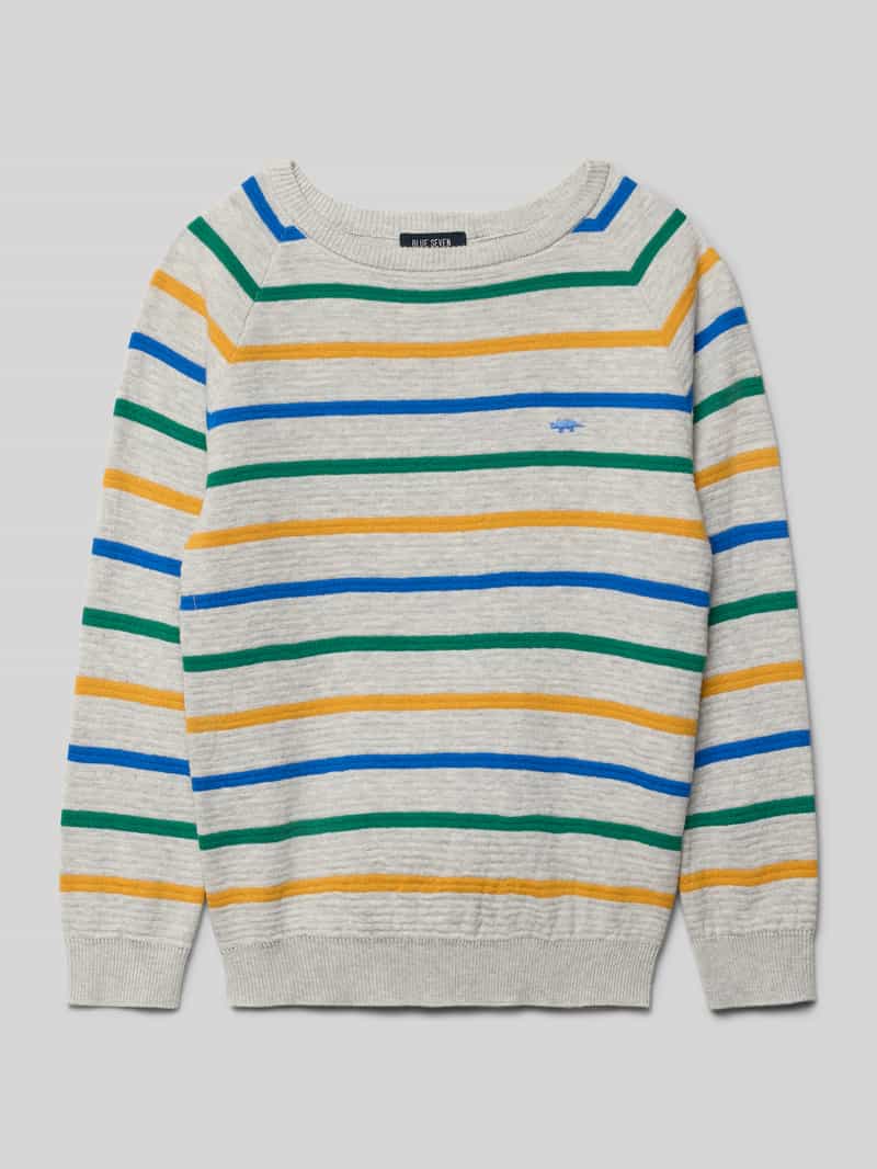 BLUE SEVEN Regular fit pullover in gebreide look