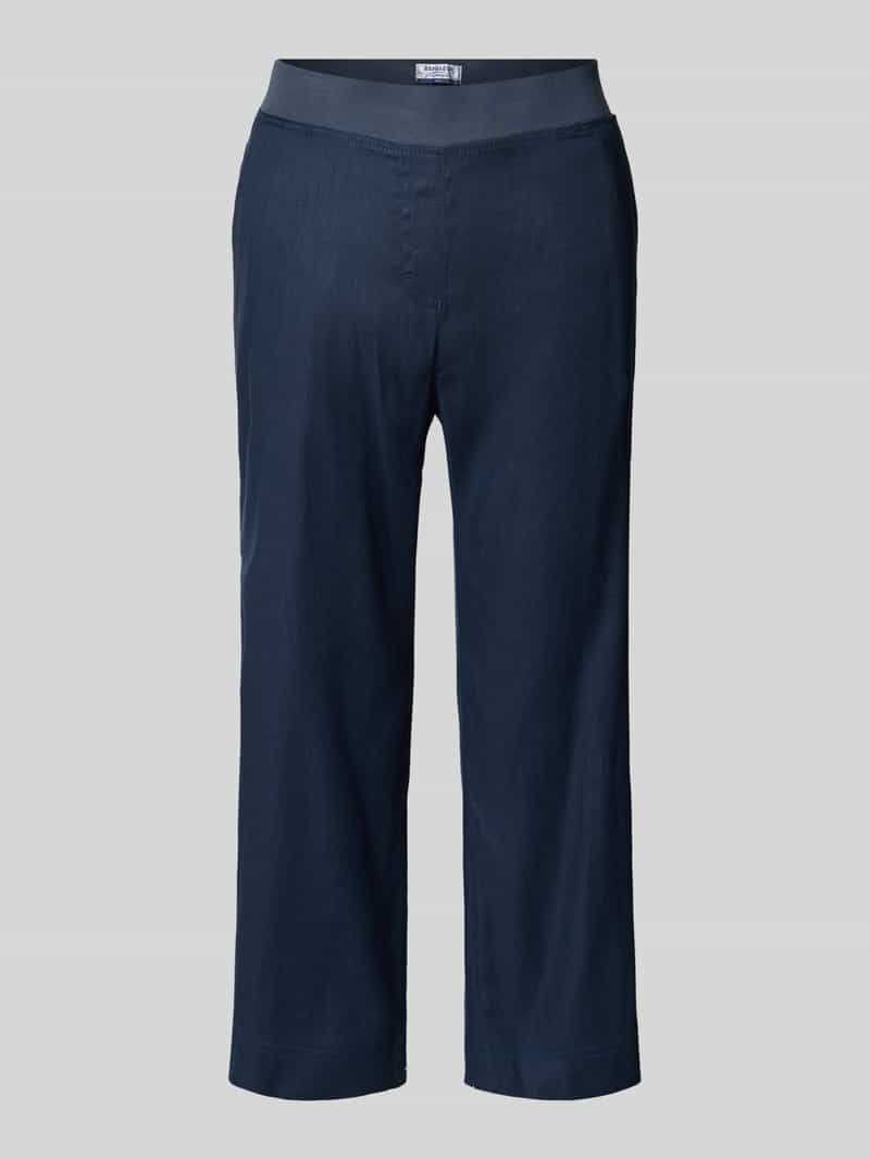 Raphaela By Brax Broek met verkorte pasvorm en elastische band