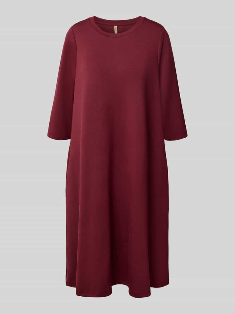 Soyaconcept Knielange jurk met ronde hals model 'BANU'