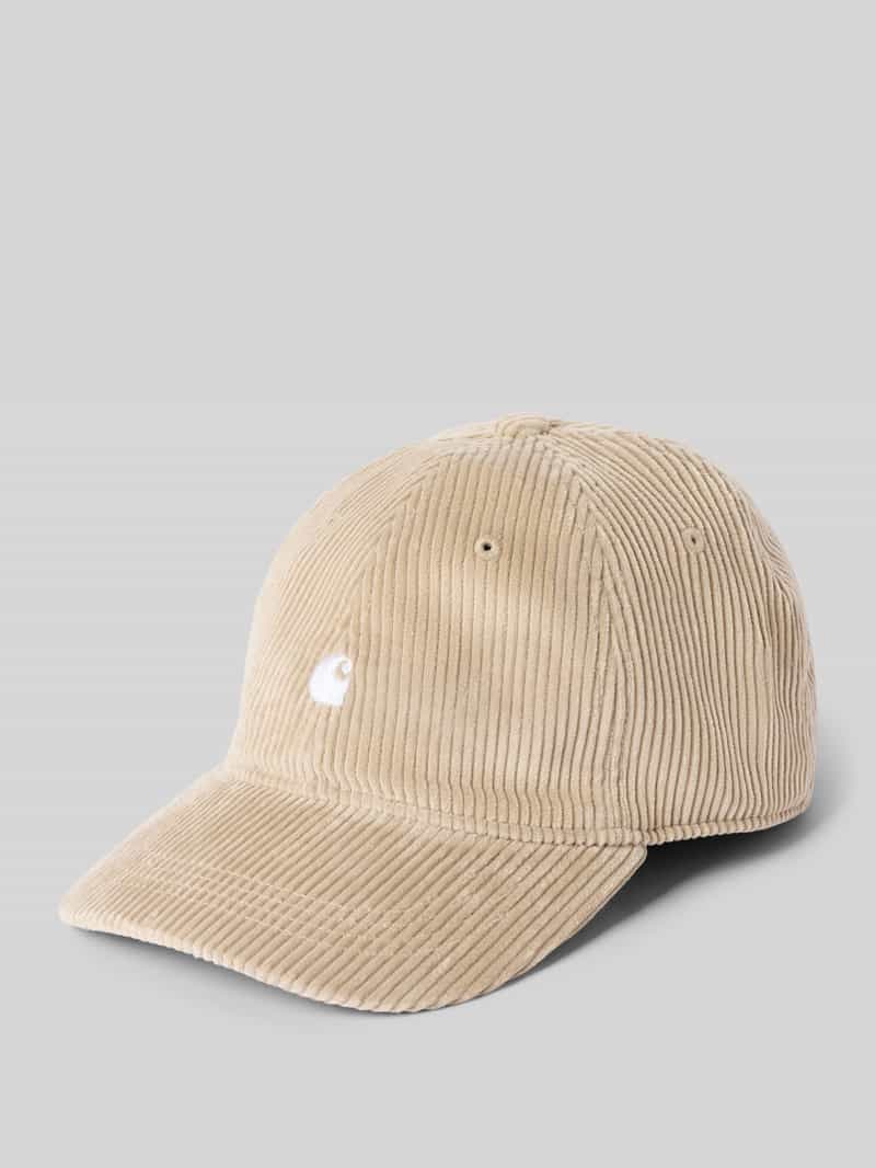 Baseballpet met logo-stiksel model 'Harlem'