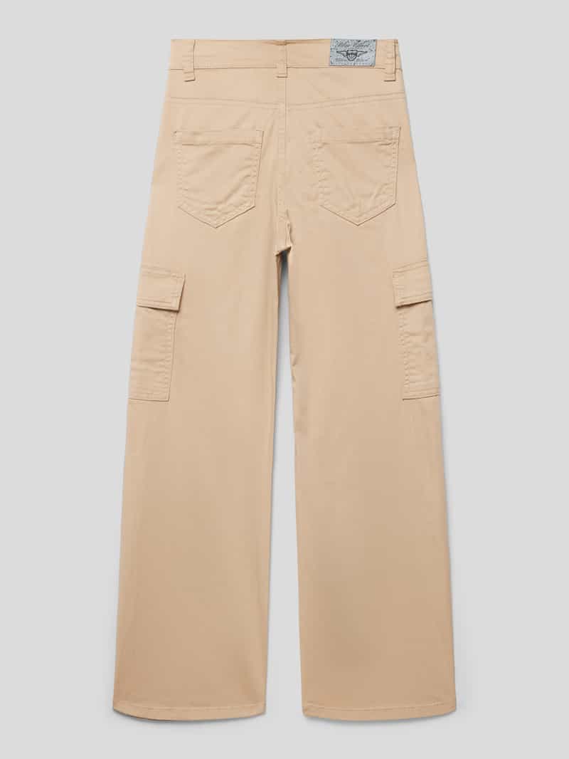 Stoffen broek met opgestikte zakken Blue Effect