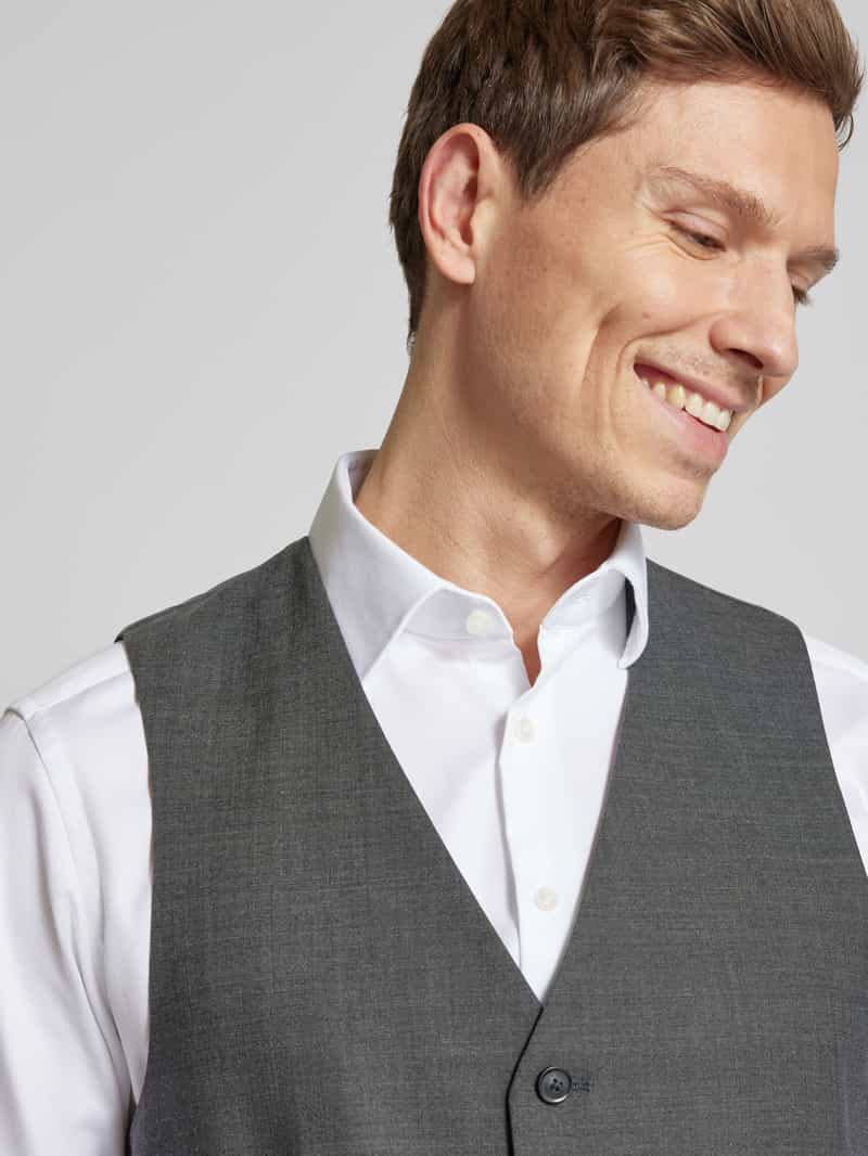 Pierre Cardin Regular fit gilet van scheerwolmix model 'HUGO'