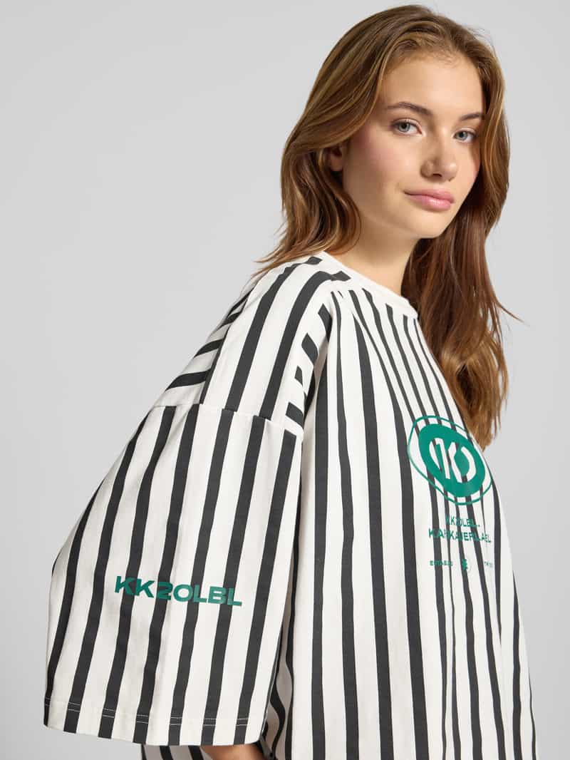 Karo Kauer Oversized T-shirt met motiefprints