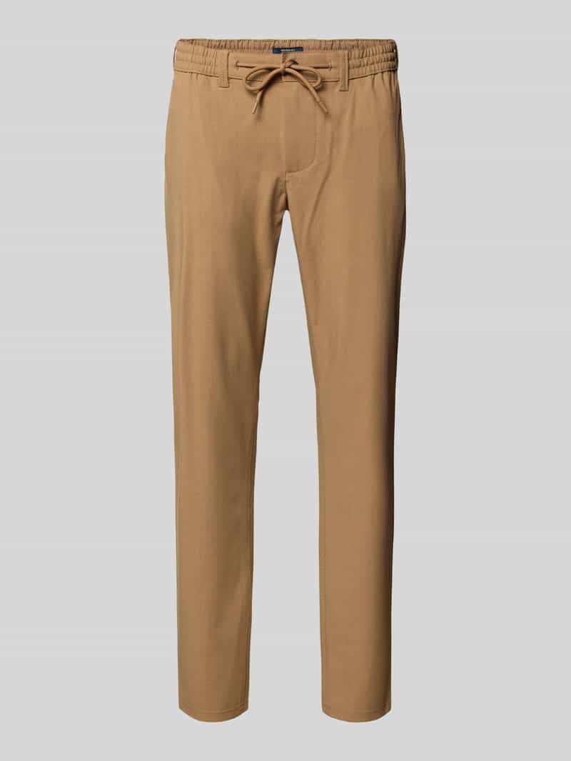 MCNEAL Tapered fit stoffen broek met elastische band