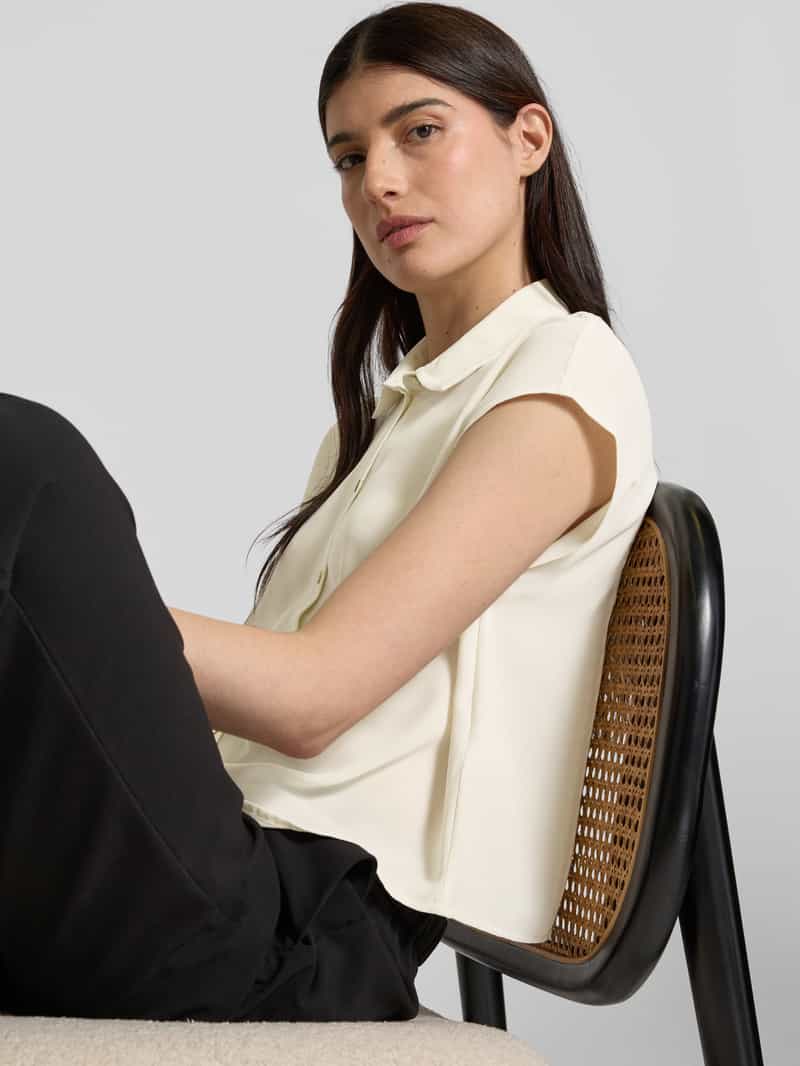 Jake*s Collection Regular fit blouse met kapmouwen