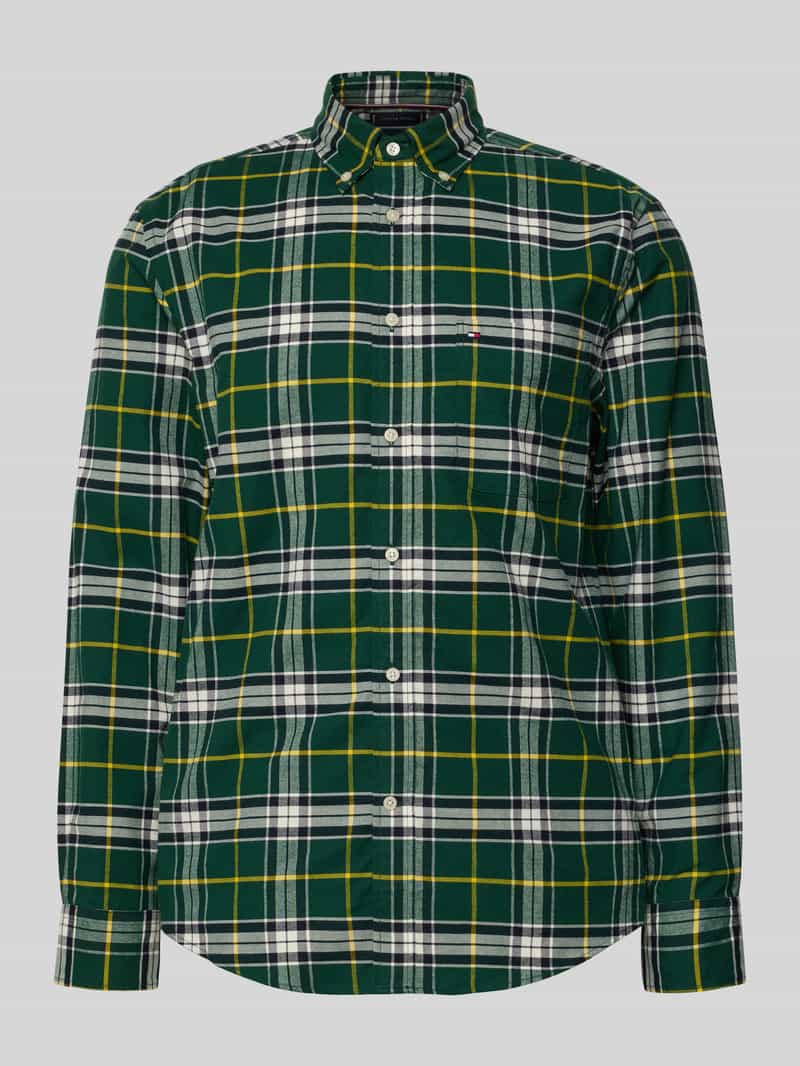 Tommy Hilfiger Regular fit vrijetijdsoverhemd van puur katoen