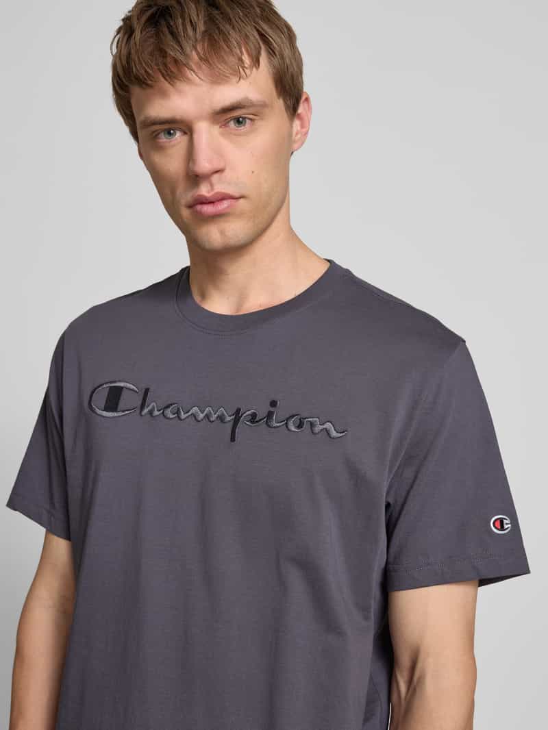 Champion T-shirt met labelstitching model 'ICONS'
