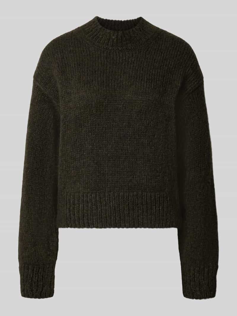 Marc Cain Relaxed fit gebreide trui van lamswolmix
