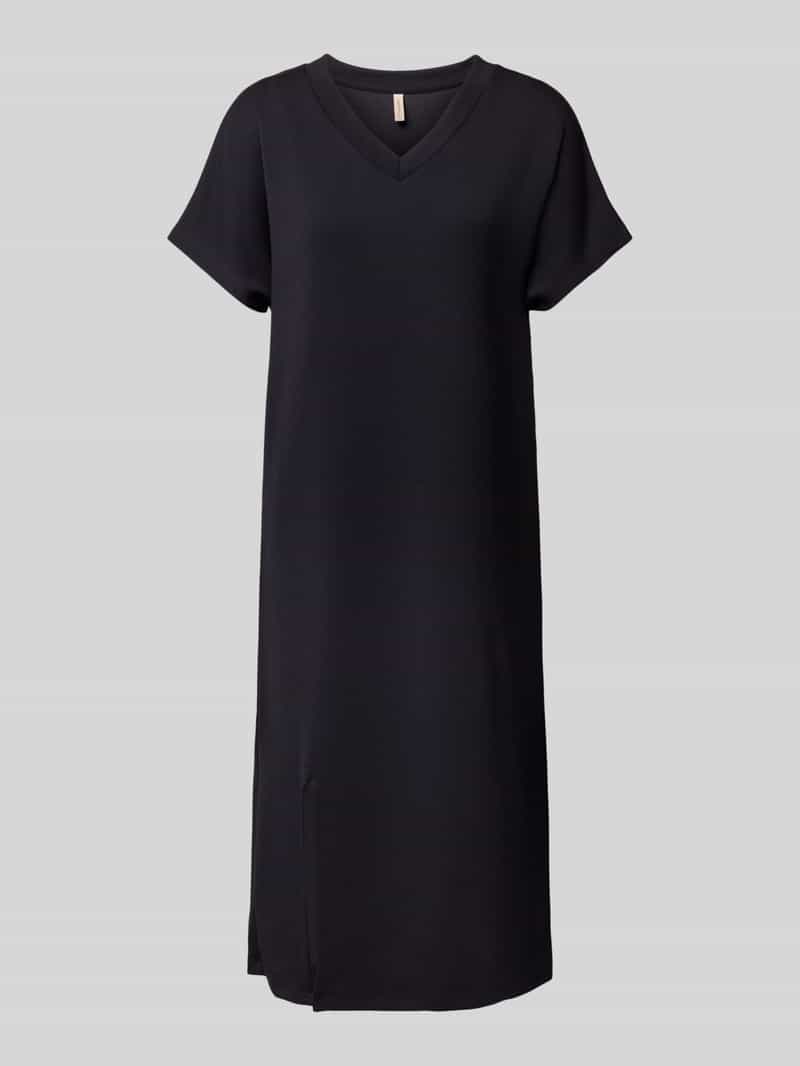 Soyaconcept T-shirtjurk met kapmouwen model 'BANU'
