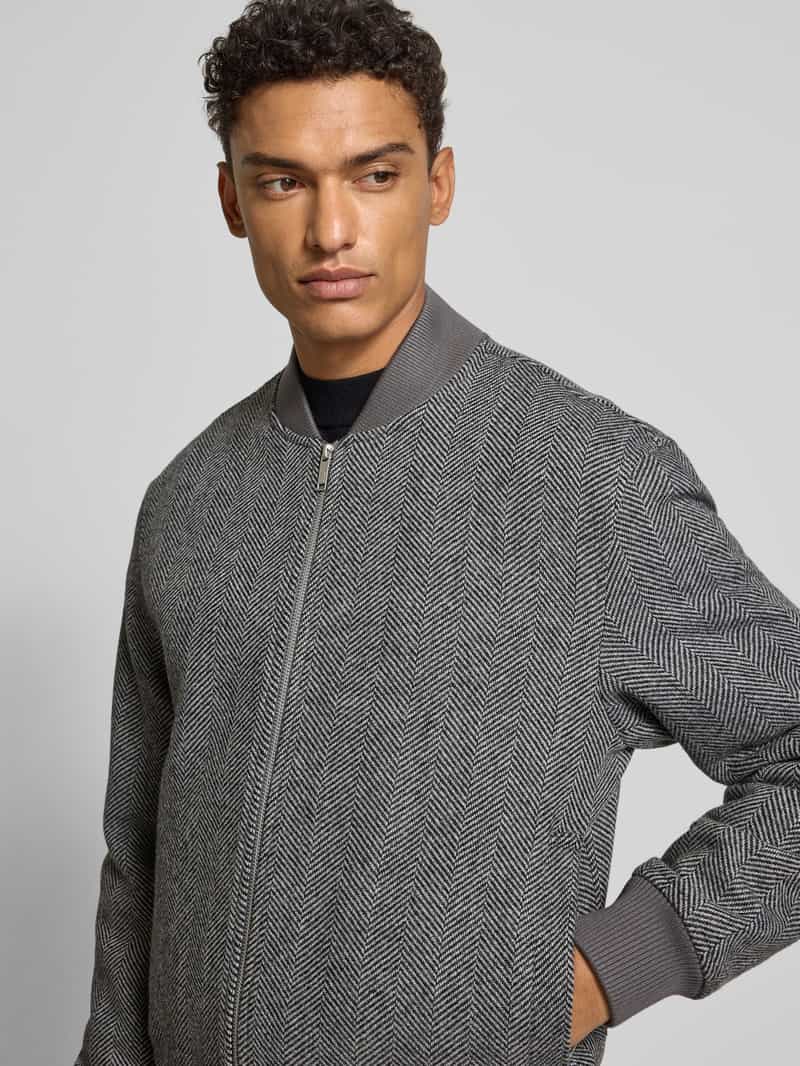 Selected Homme Regular fit bomberjack van wolmix model 'JENS'