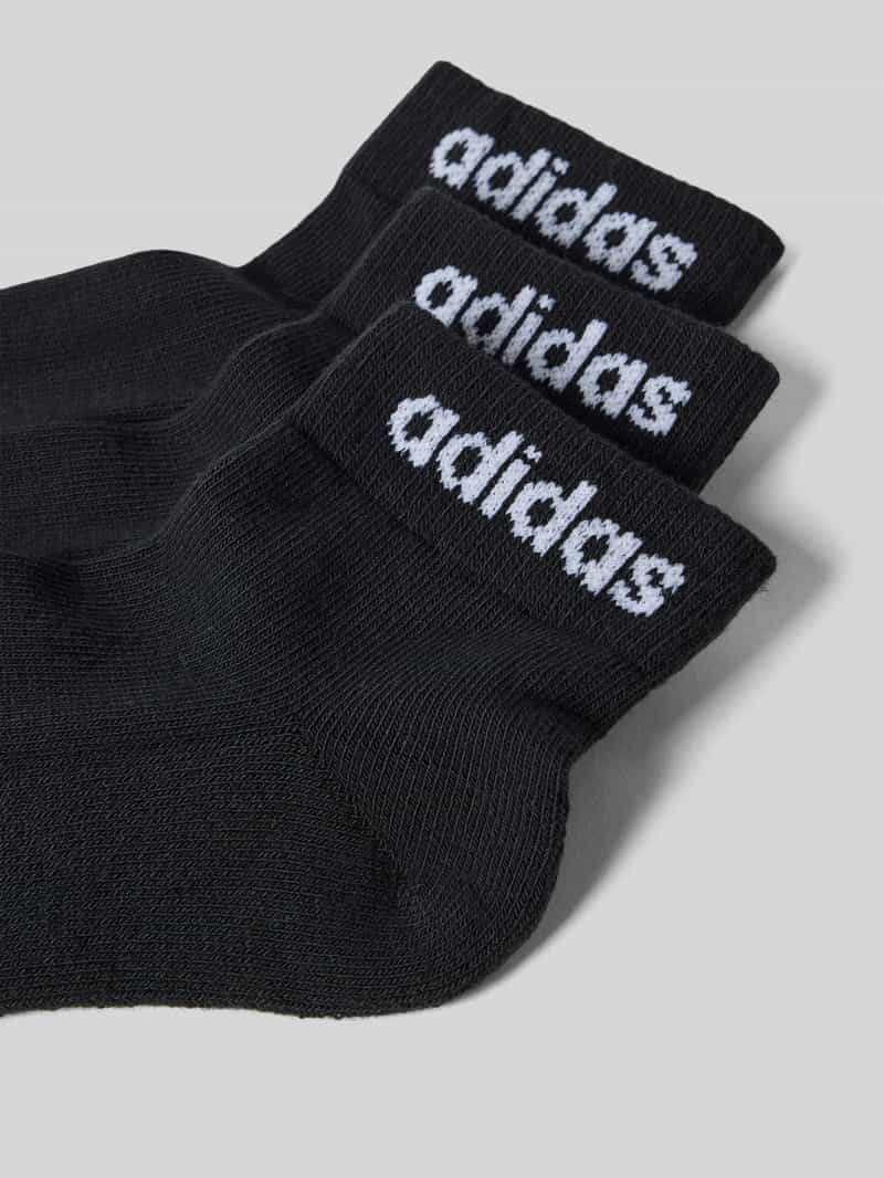 Adidas Linear enkelsokken zwart, foto 3