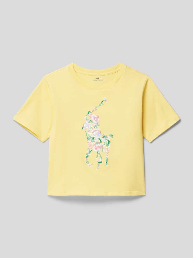 Polo Ralph Lauren Kids T-shirt met labelstitching