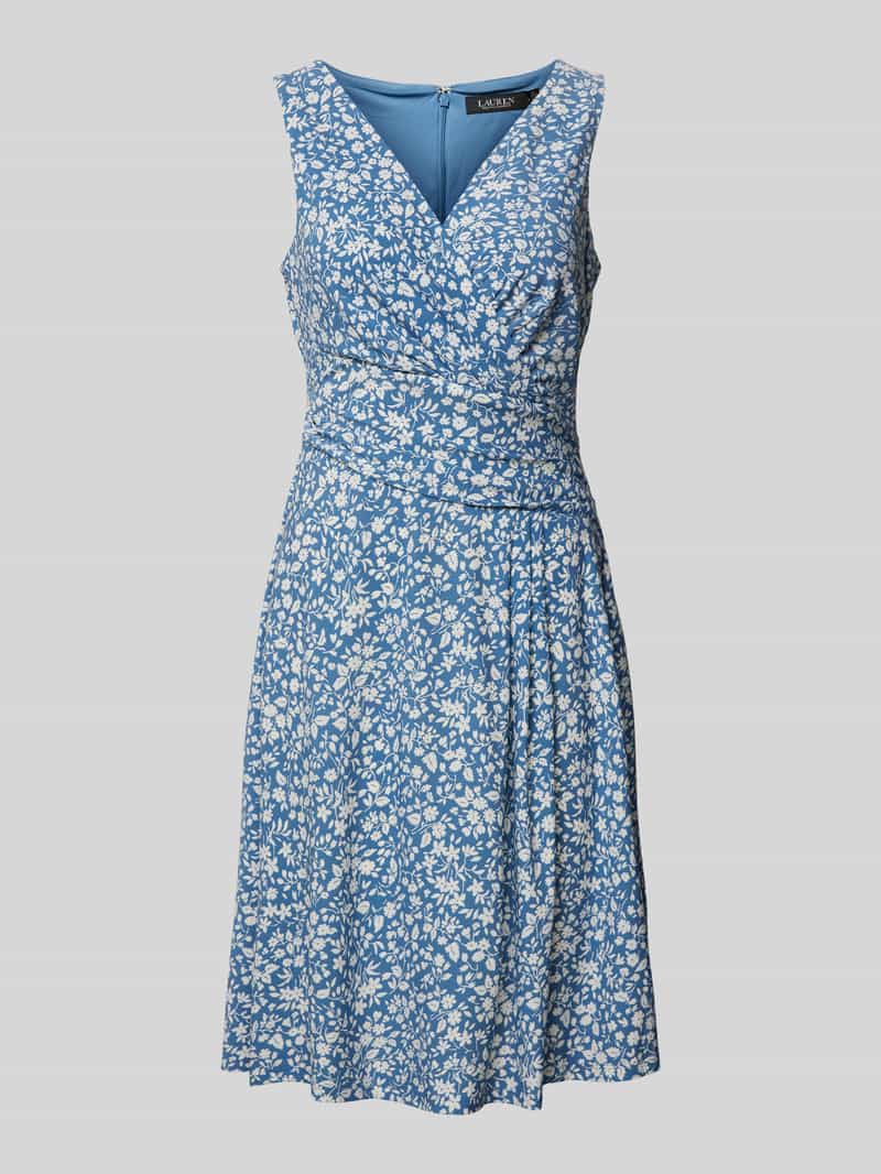 Lauren Ralph Lauren Knielange jurk in wikkellook model 'AFARA'