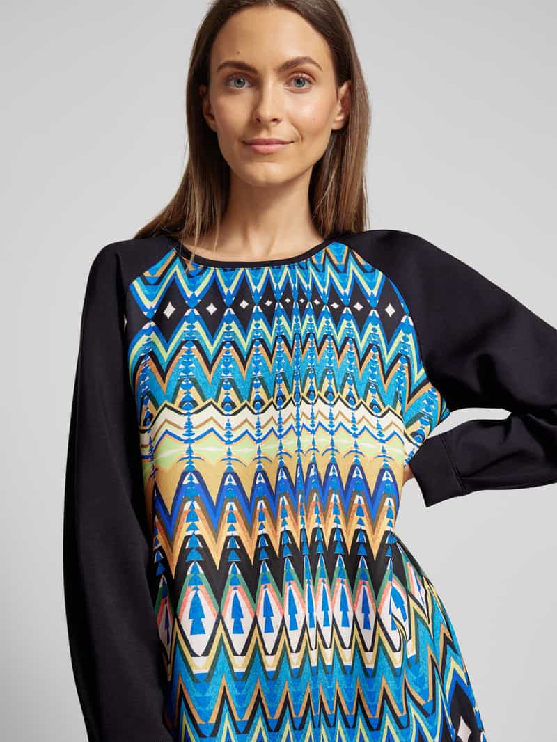 Marc Cain Mini-jurk met ronde hals