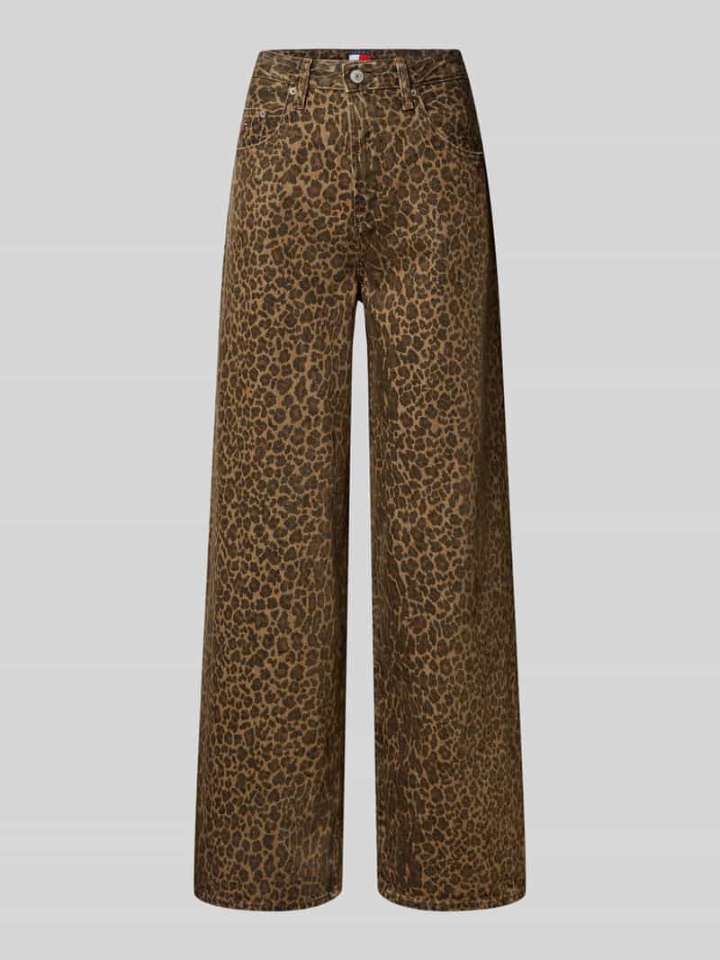 Tommy Jeans Wide leg jeans van zuiver katoen