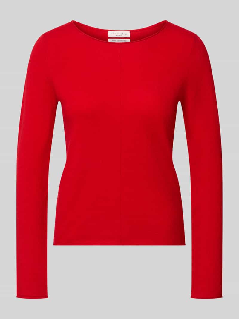 Christian Berg Woman Regular fit gebreide pullover van puur kasjmier