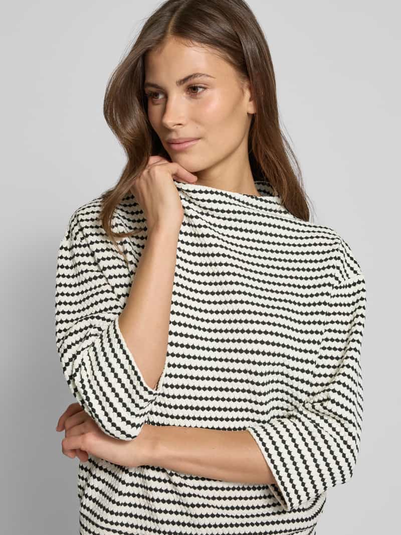Zero T-shirt met viscose en 3 4-mouwen