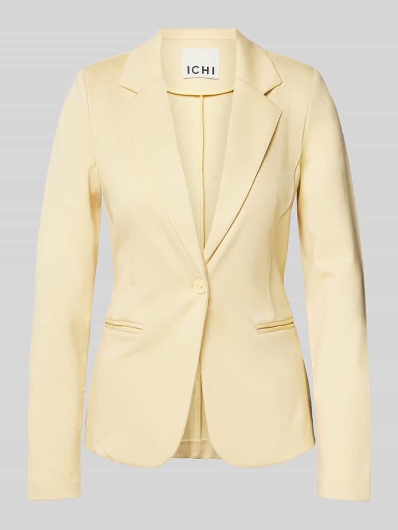 Ichi Slim fit blazer met paspelzakken model 'KATE'