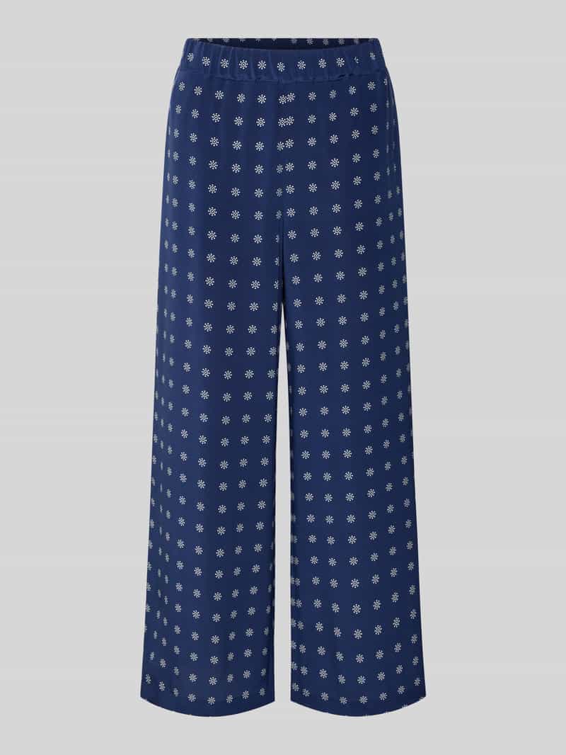 Weekend Max Mara Relaxed fit wijde broek van pure zijde model 'EUSEBIO'