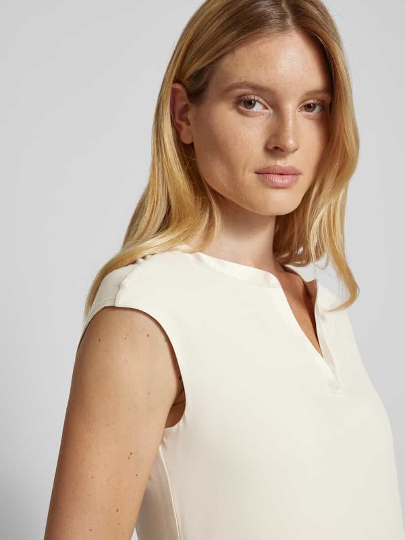 comma T-shirt met V-hals