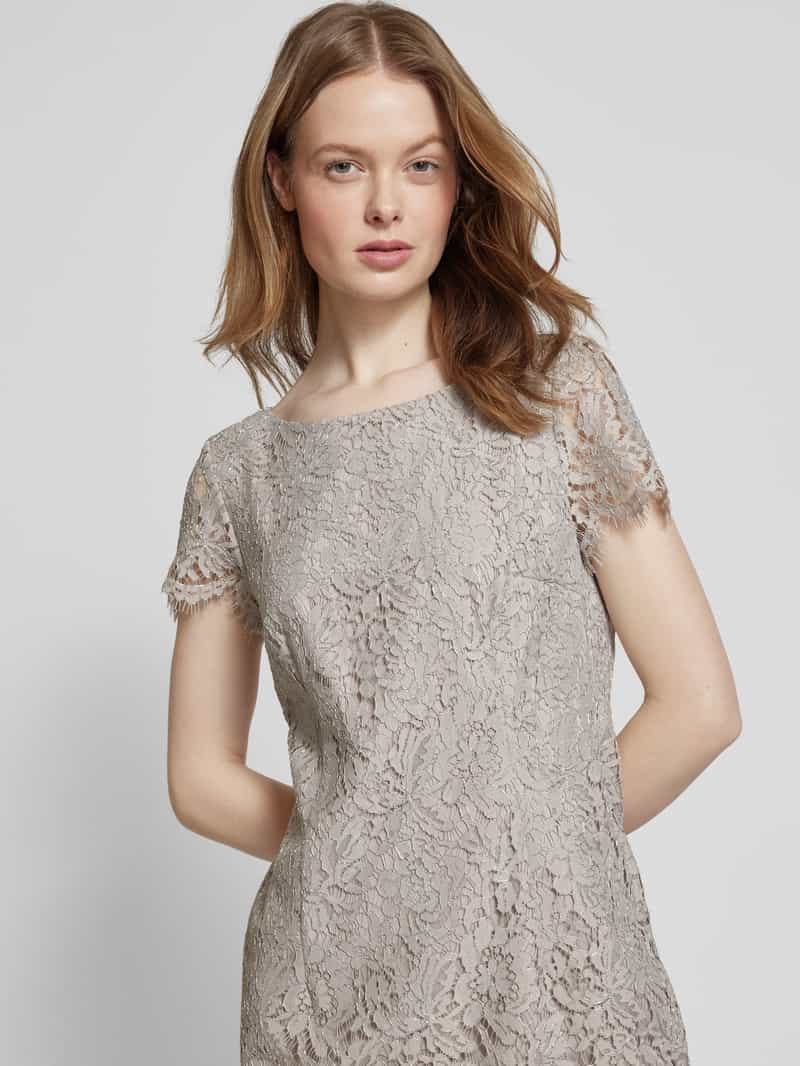 Christian Berg Cocktail Knielange cocktailjurk met viscose
