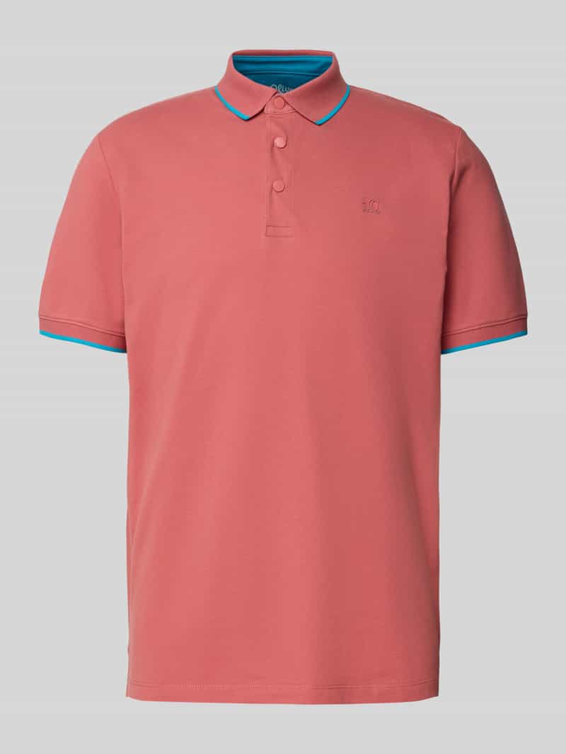 s.Oliver RED LABEL Regular fit poloshirt van katoenmix