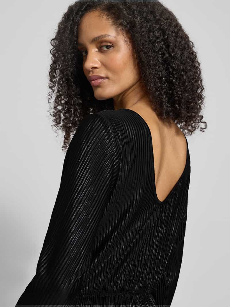 Ichi Relaxed fit jumpsuit met structuurmotief model 'Mathilde'