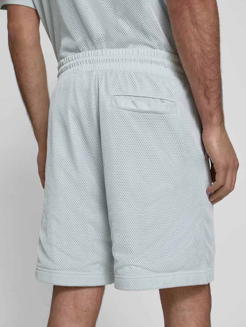 Boss Orange Korte broek met elastische band model 'Summermesh'