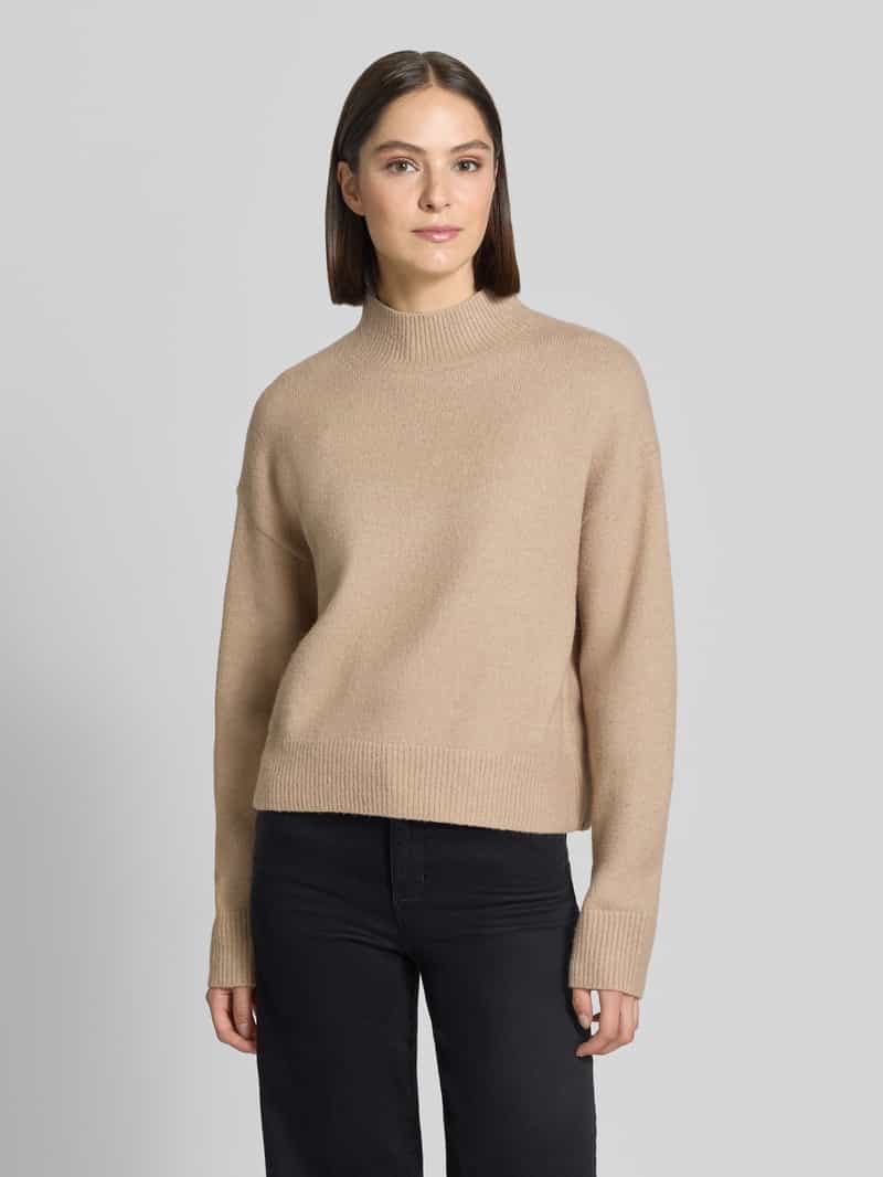 NEO NOIR Col-pullover met wol en ronde hals