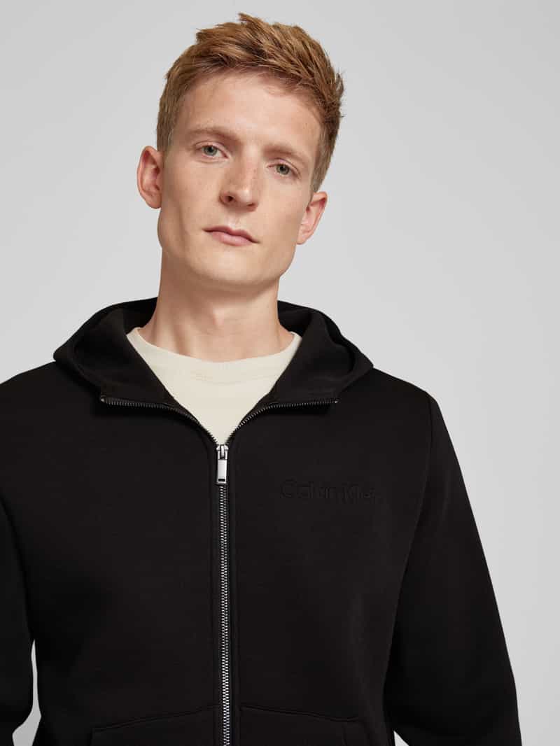 CK Calvin Klein Sweatjack met kangoeroezak