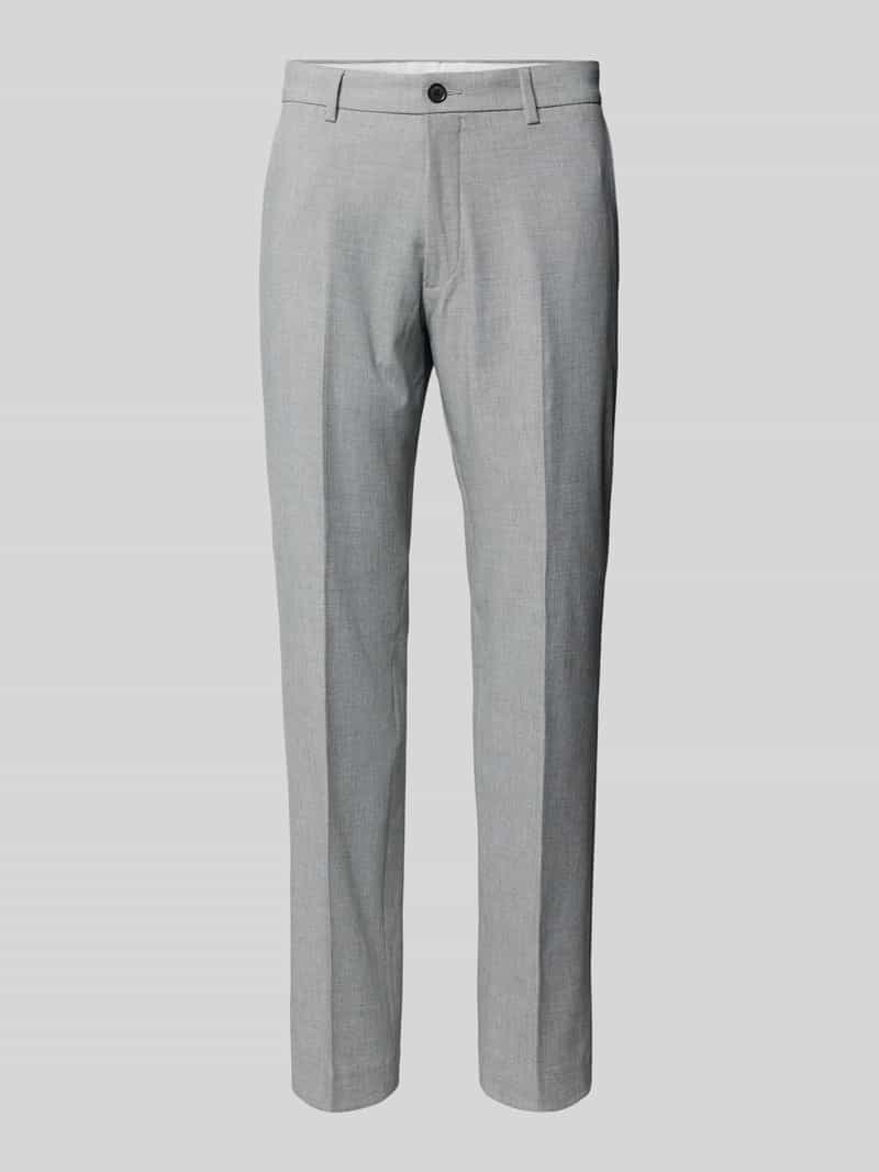 s.Oliver BLACK LABEL Regular fit pantalon met structuurmotief