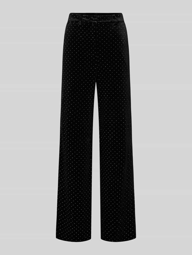 YAS High waist broek van fluweel model 'HELLA'