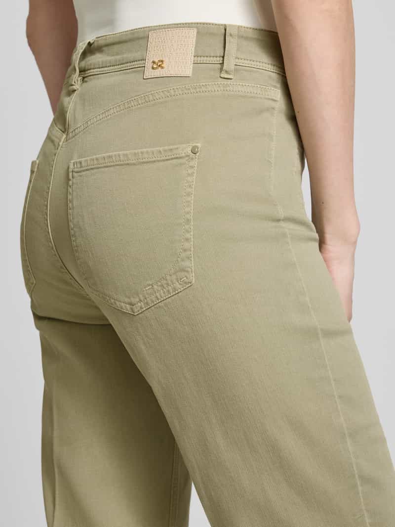 RAFFAELLO ROSSI Flared jeans met persplooien model 'NELLA'