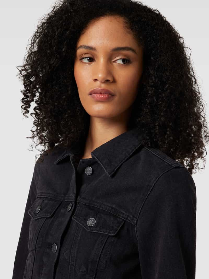 Vero Moda Jeansjack met platte kraag model 'ZORICA'