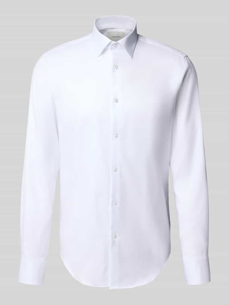CK Calvin Klein Slim fit zakelijk overhemd met knoopsluiting model 'Harrison'