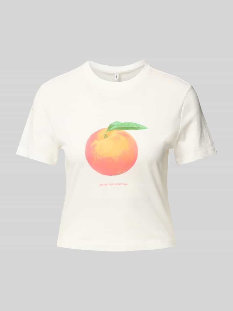 Only Regular fit T-shirt van puur katoen model 'KELLY LIFE'
