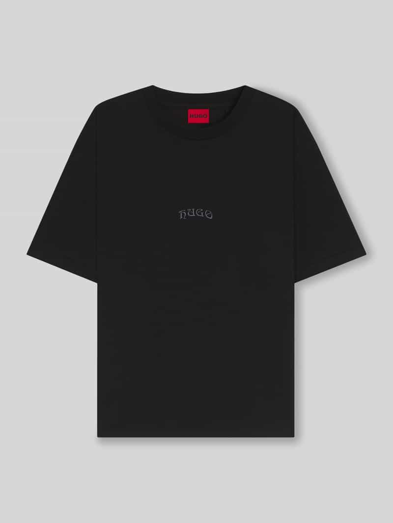 HUGO Oversized T-shirt van puur katoen model 'DASU'