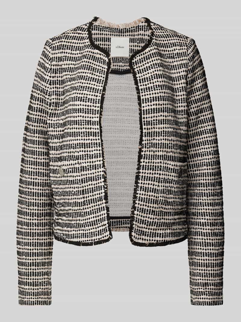 S.Oliver BLACK LABEL Blazer in bouclé-look