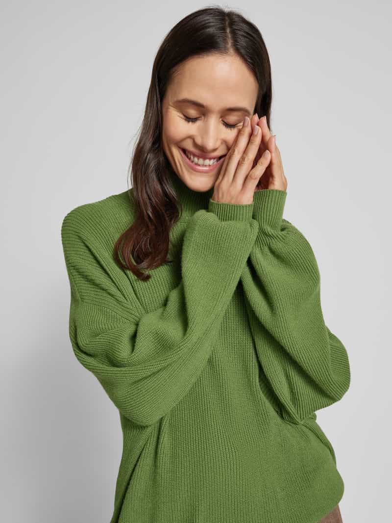 MSCH Copenhagen Gebreide pullover met opstaande kraag model 'Magnea Rachelle'