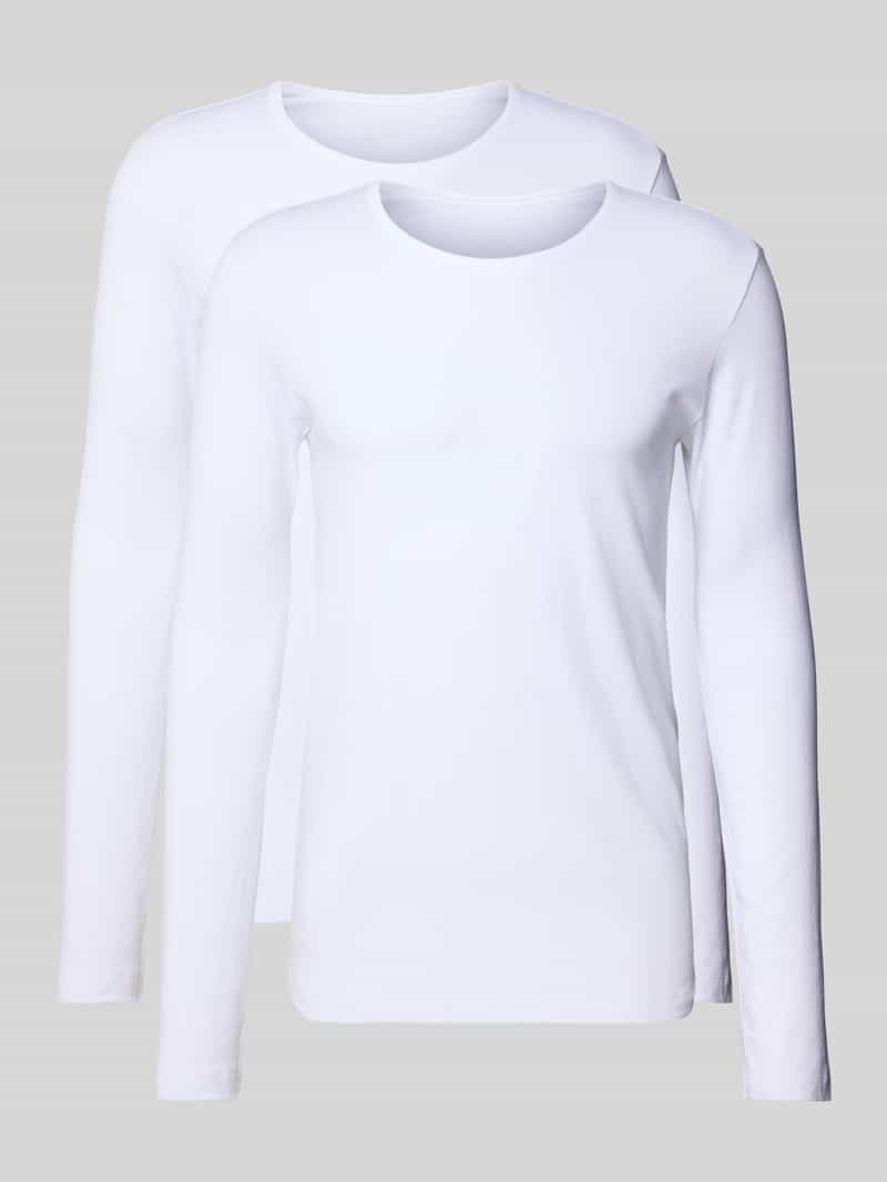 Shirt met lange mouwen met stretchgehalte
