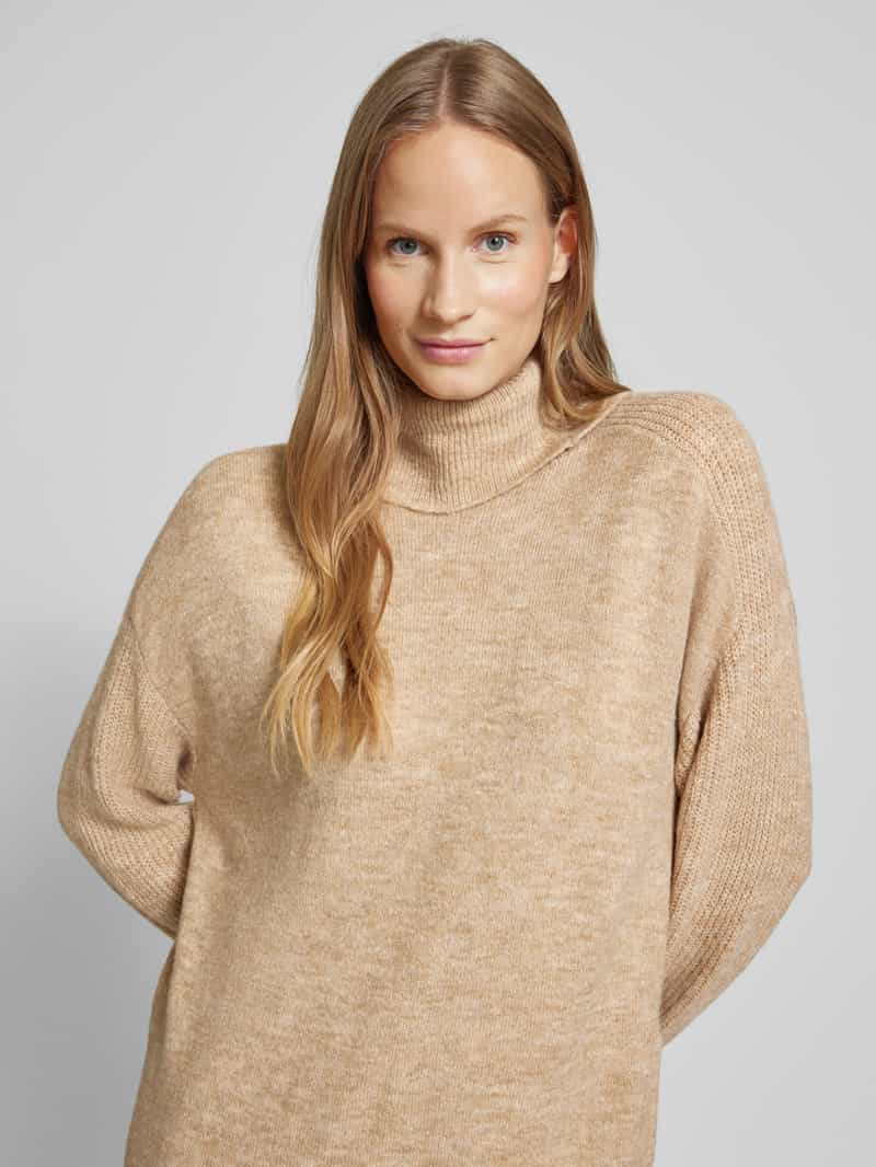 Vero Moda Knielange gebreide jurk met col model 'JUPITER'