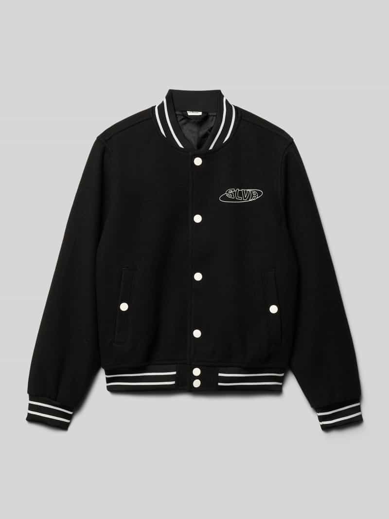 s.Oliver RED LABEL Regular fit collegejack met viscose