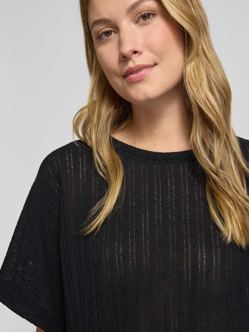 Tom Tailor Loose fit gebreid shirt met katoen