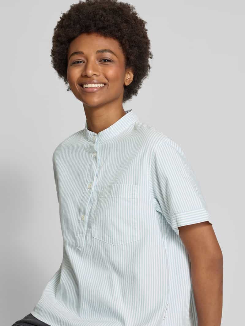 Marc O'Polo DENIM Regular fit overhemdblouse met opstaande kraag