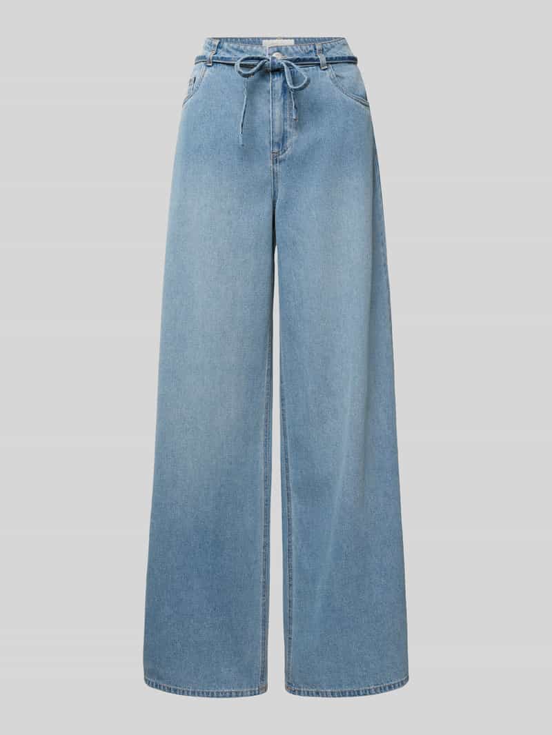 Noisy May Loose fit jeans met strikceintuur model 'MAISY'