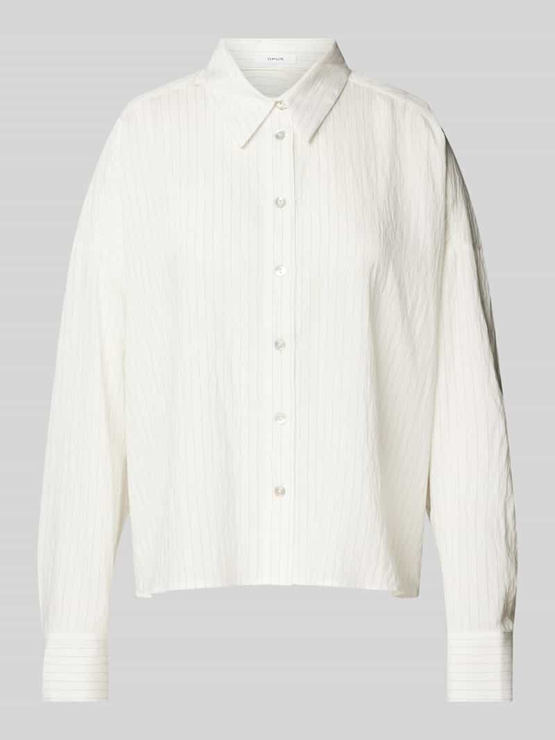 Opus Regular fit overhemdblouse met doorknoopsluiting