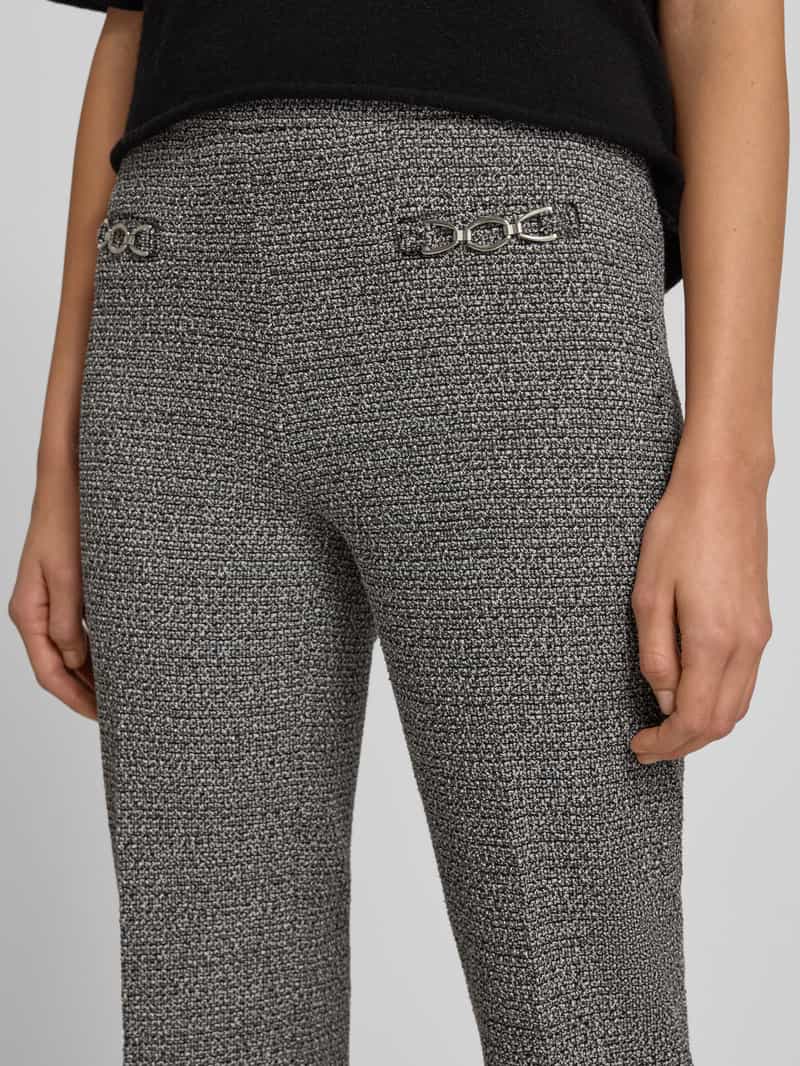 STEHMANN Broek met persplooien model 'Editta'